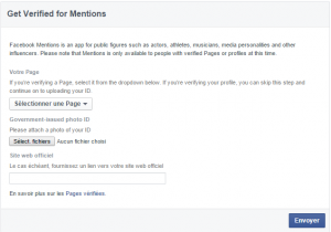 vérifier page facebook