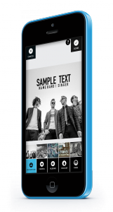TAD iPhone App on Screen